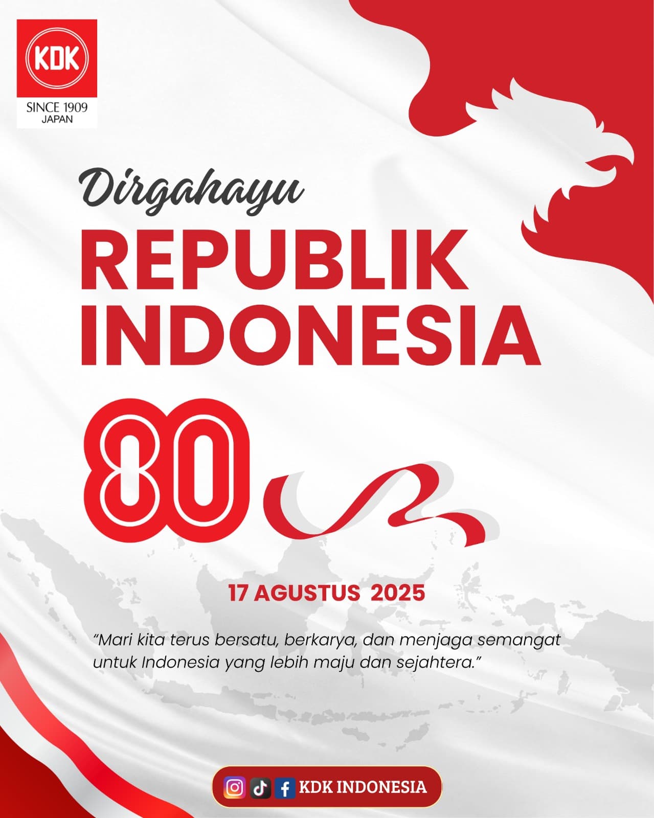 DIRGAHAYU REPUBLIK INDONESIA KE 80